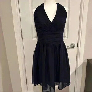 Evening or bridesmaids dress size L navy blue